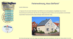 Desktop Screenshot of haus-steffanie.borkum.de